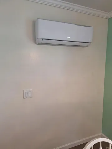 a close up view of racks on the wall