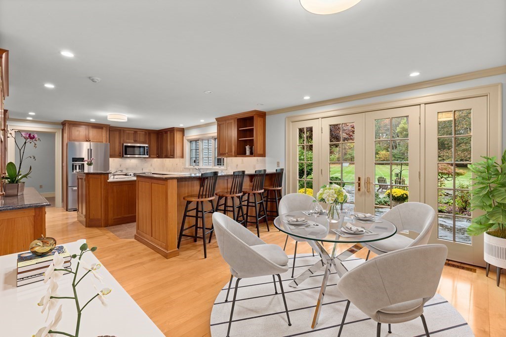 29 Cutler Road Hamilton, MA 01982 - Photo 14 of 42 a view of a dining room with furniture window and outside view