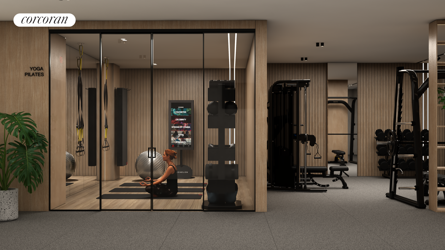 428 East 9th Street, Unit 703 Brooklyn, NY 11218 - Photo 12 of 24 a view of a room with gym equipment