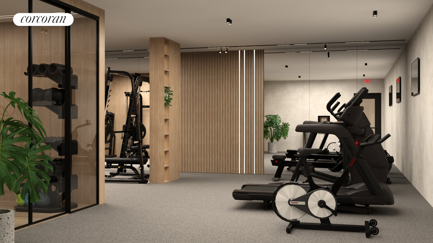 428 East 9th Street, Unit 703 Brooklyn, NY 11218 - Photo 13 of 24 a view of a room with gym equipment