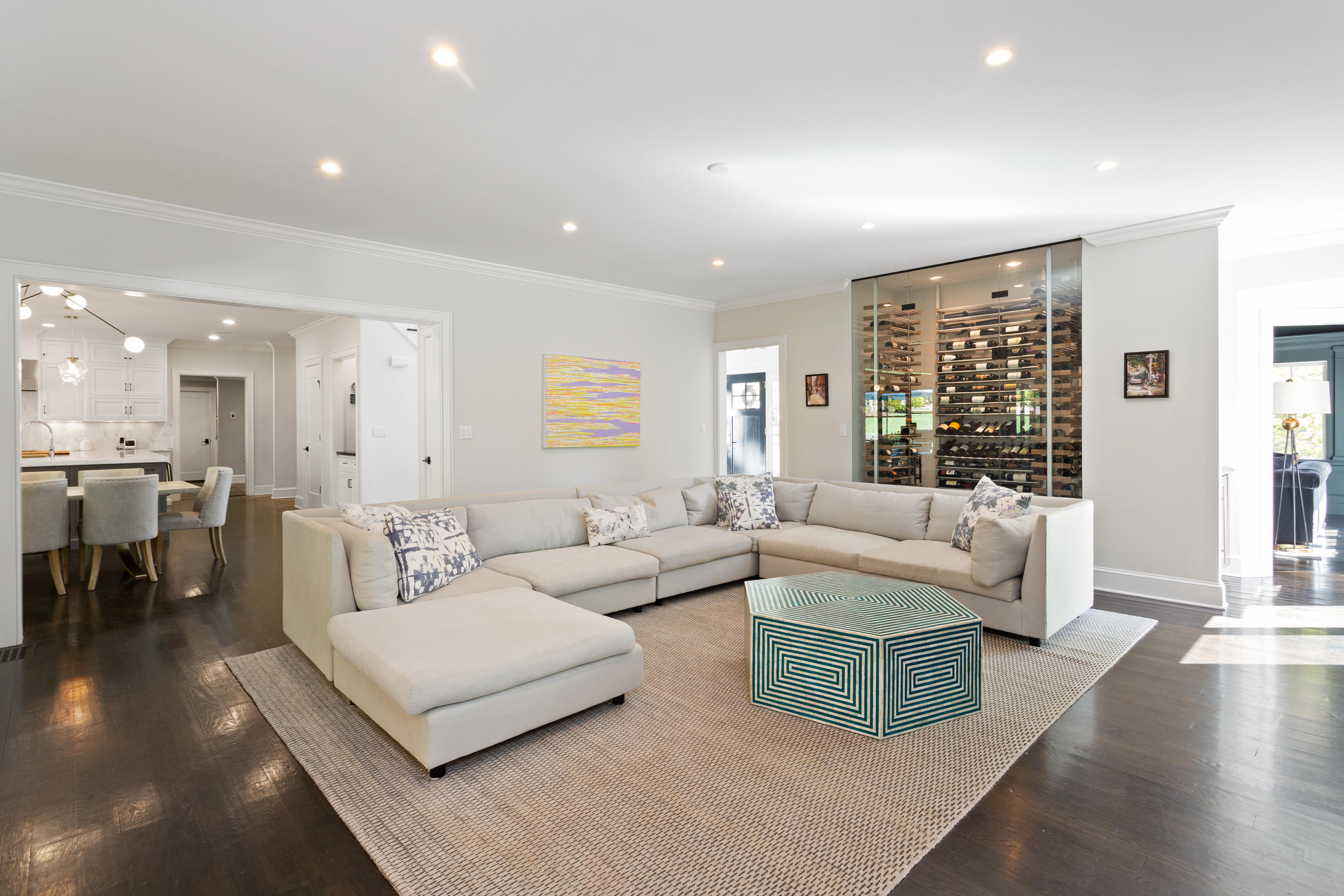 9 Canoe Trail Darien, CT 06820 - Photo 7 of 28 a living room with furniture and a large window