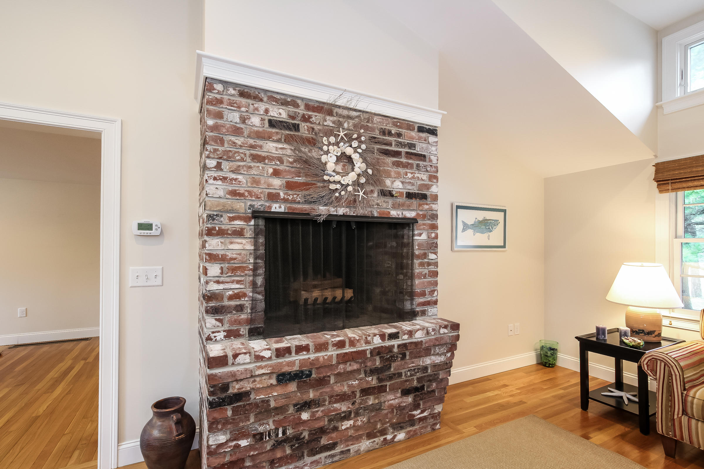 Raised Hearth Fireplace