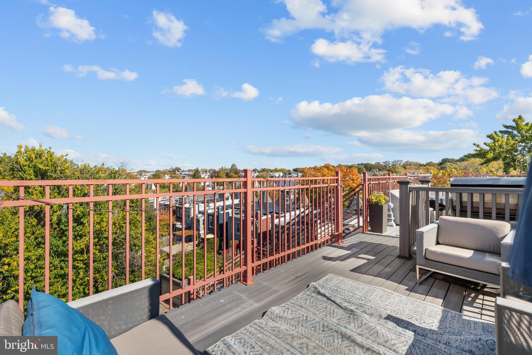 151 V Street Northwest, Unit 4 Washington, DC 20001 - Photo 47 of 49 a view of balcony with furniture