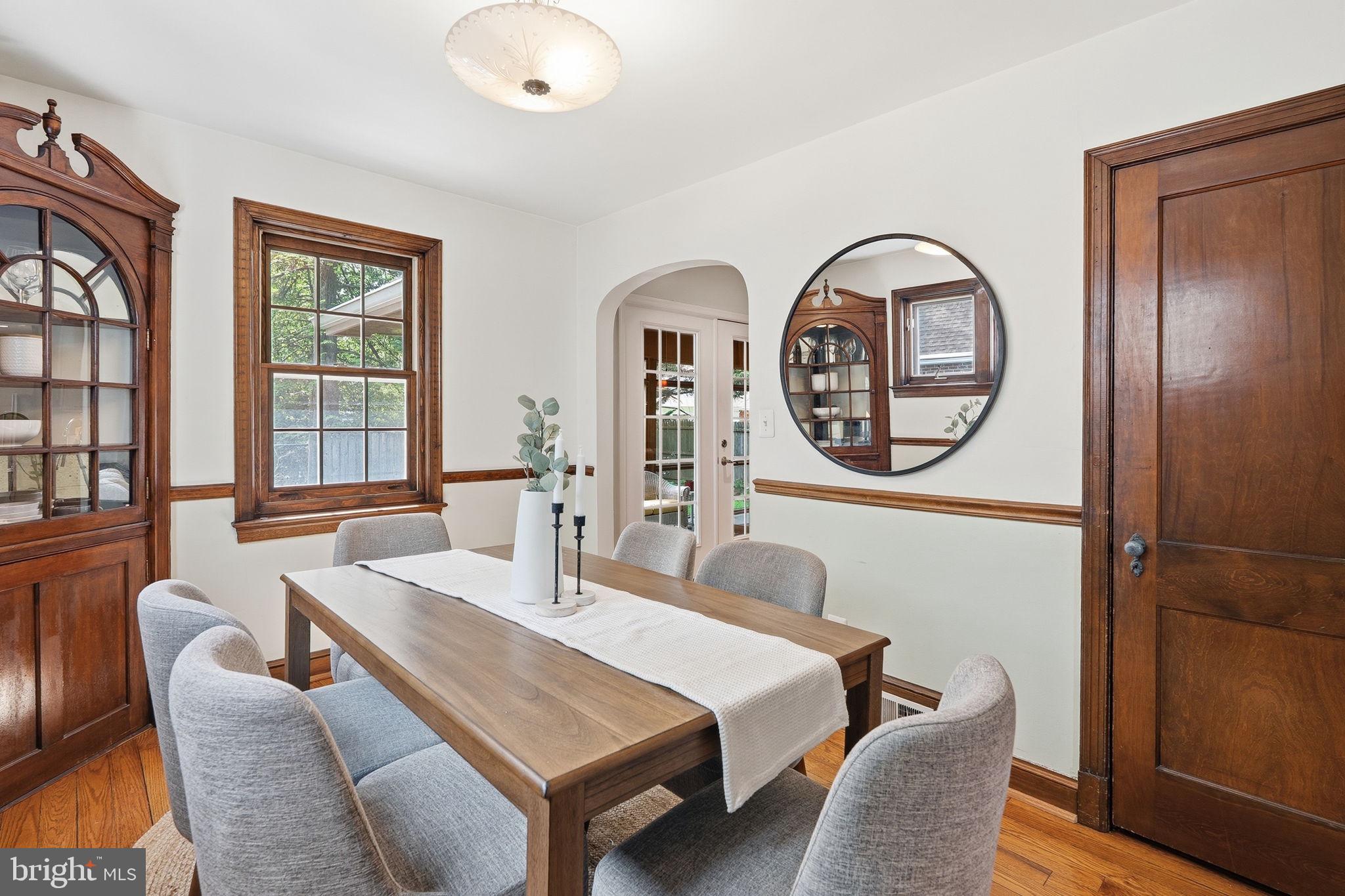 9504 Riley Road Silver Spring, MD 20910 - Photo 11 of 26 Charming dining space with classic details.