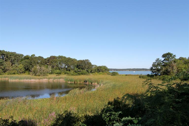123 Strong Island Road Chatham, MA 02633 - Photo 4 of 34 a view of a lake with houses in the back