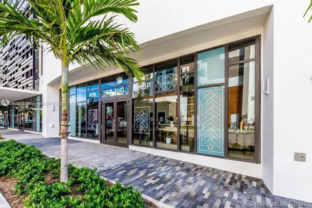 a view of a building with a porch