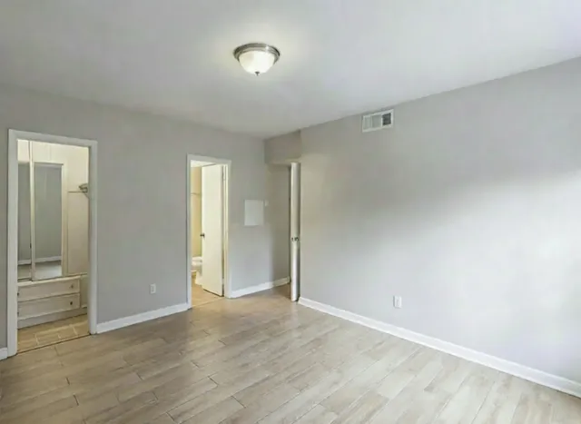 wooden floor in an empty room