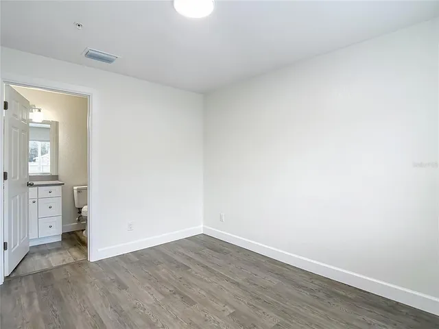 a view of a door and a window