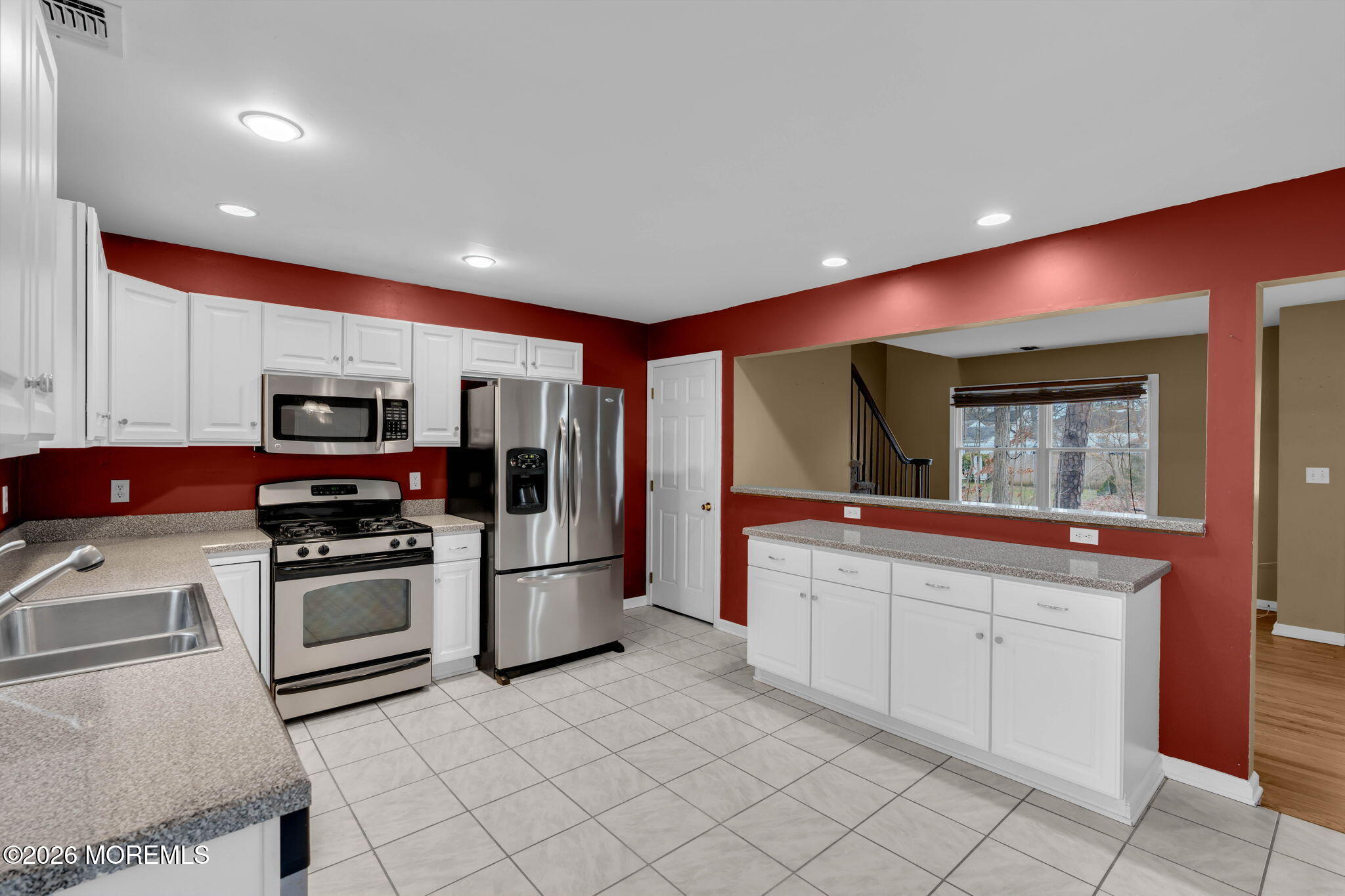 9 Forecastle Way Waretown, NJ 08758 - Photo 19 of 51 a kitchen with stainless steel appliances granite countertop a refrigerator and a stove top oven
