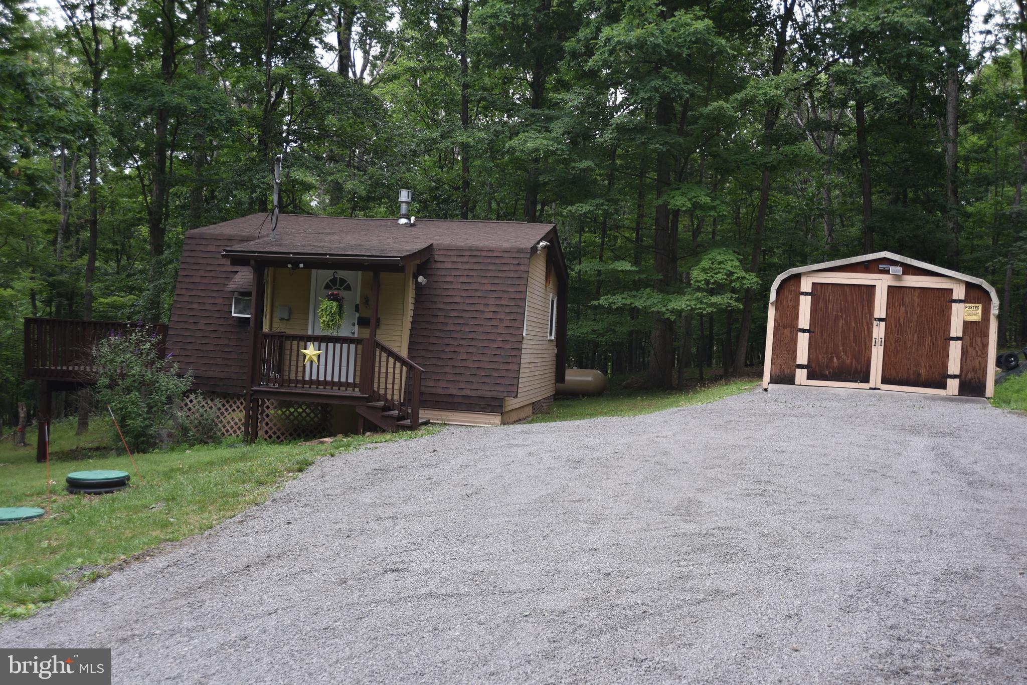 586 Cardinal View Road Paw Paw, WV 25434 - Photo 9 of 25 shed has barn doors in both front & back