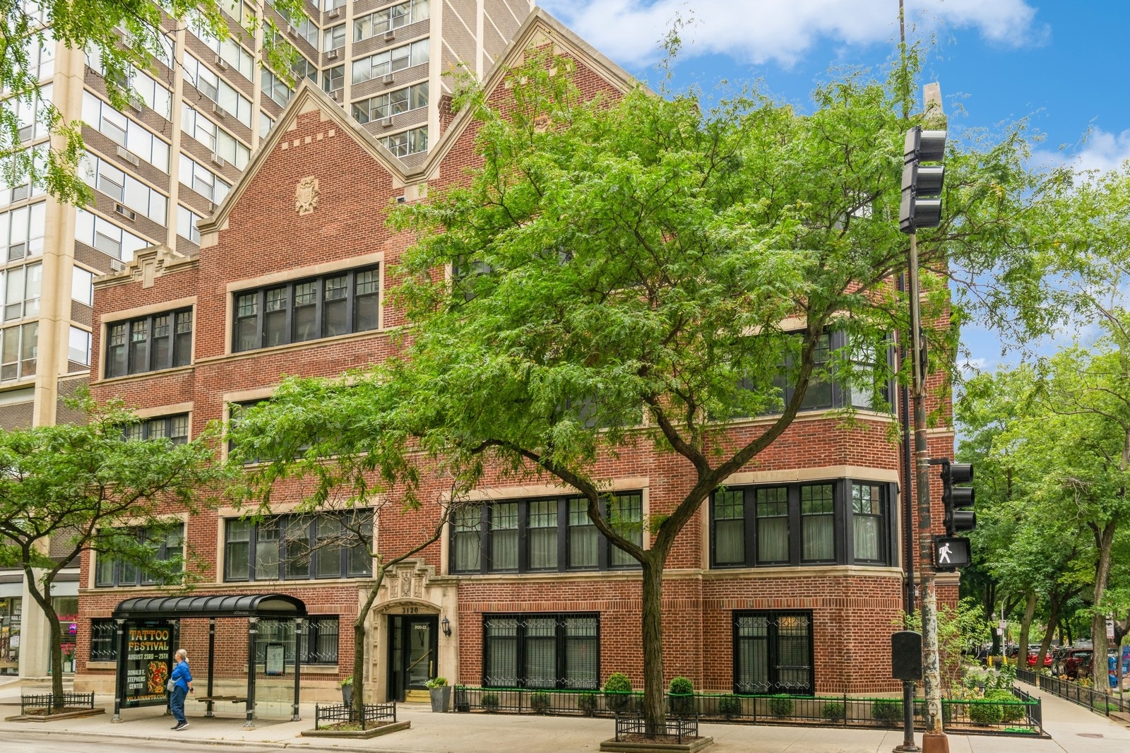 front view of a building