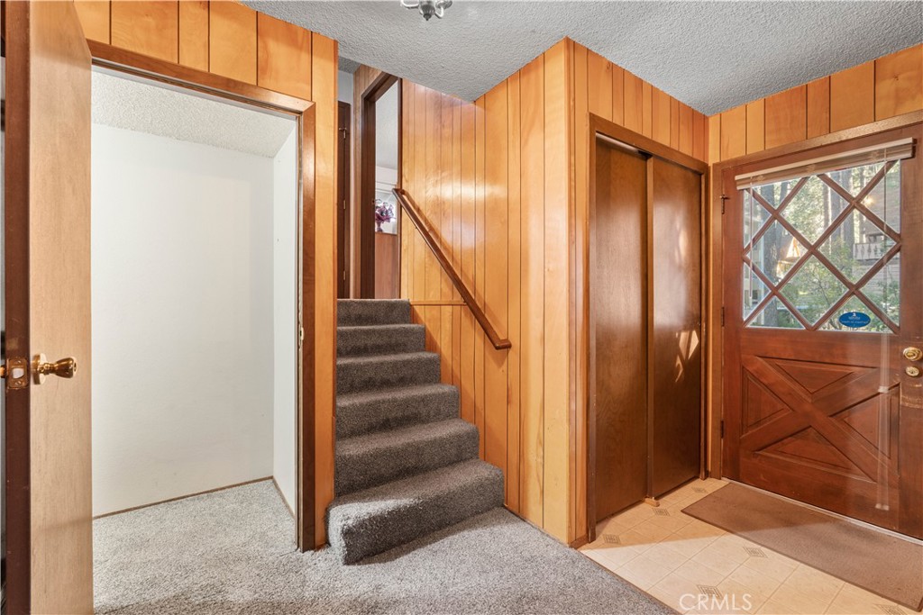 1130 Robin Road Wrightwood, CA 92397 - Photo 12 of 34 a view of entryway with wooden floor and windows