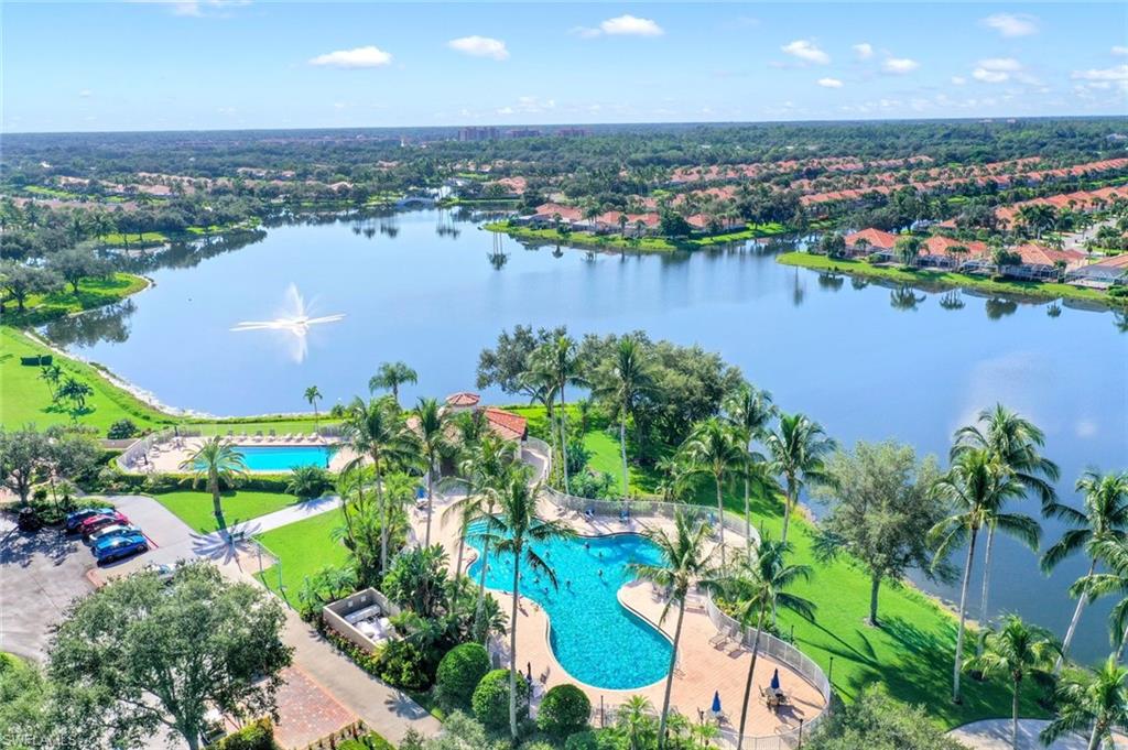 4648 Rio Poco Court Naples, FL 34109 - Photo 24 of 27 Aerial view of two of the 3 community pool.