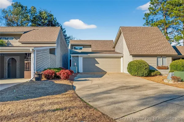 a view of a house with a patio