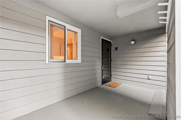 a view of outdoor space and porch