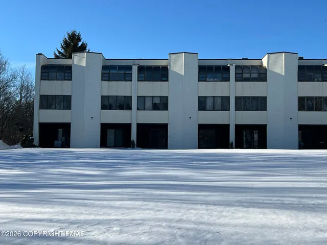a front view of a building