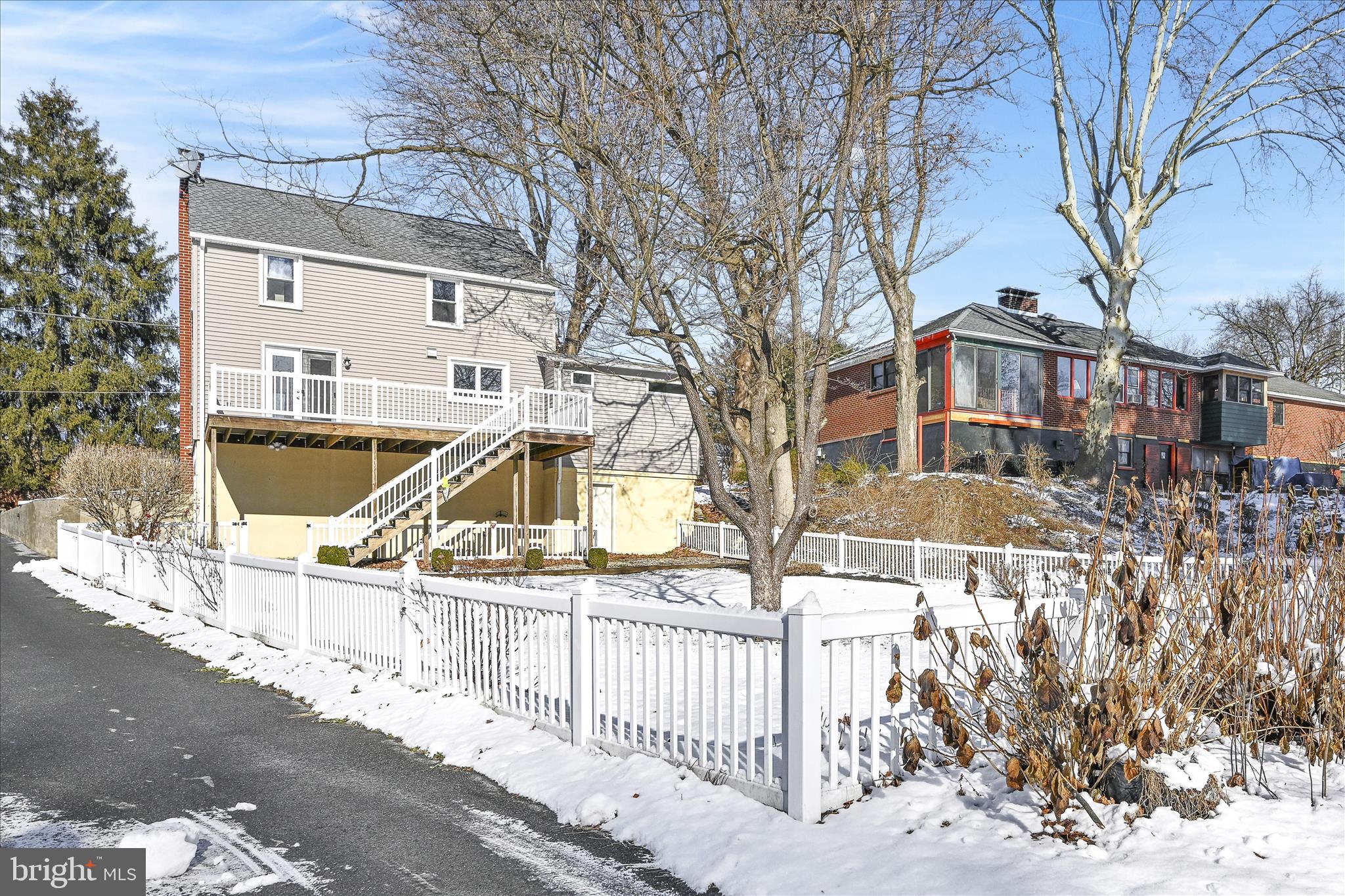 104 Locust Street Annville, PA 17003 - Photo 27 of 43 a view of a house with a wooden fence