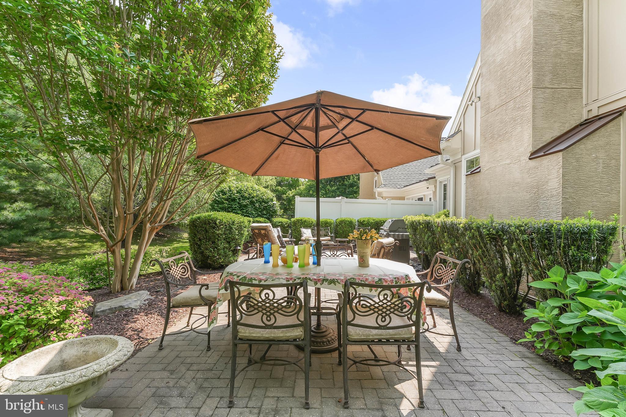 217 Valley Ridge Road Haverford, PA 19041 - Photo 47 of 49 a view of an outdoor sitting area with furniture and backyard