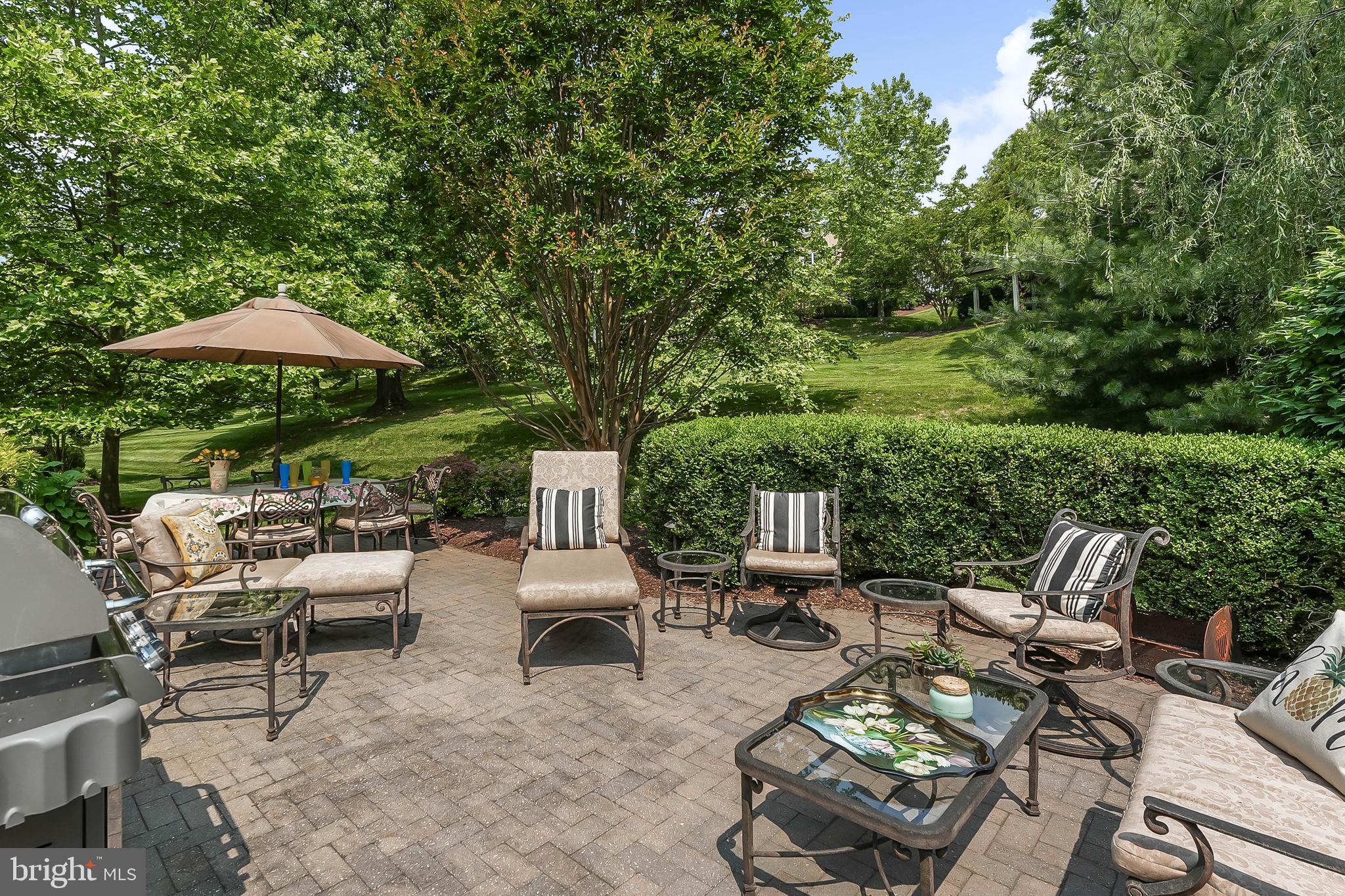 217 Valley Ridge Road Haverford, PA 19041 - Photo 48 of 49 a view of backyard with seating area and green space
