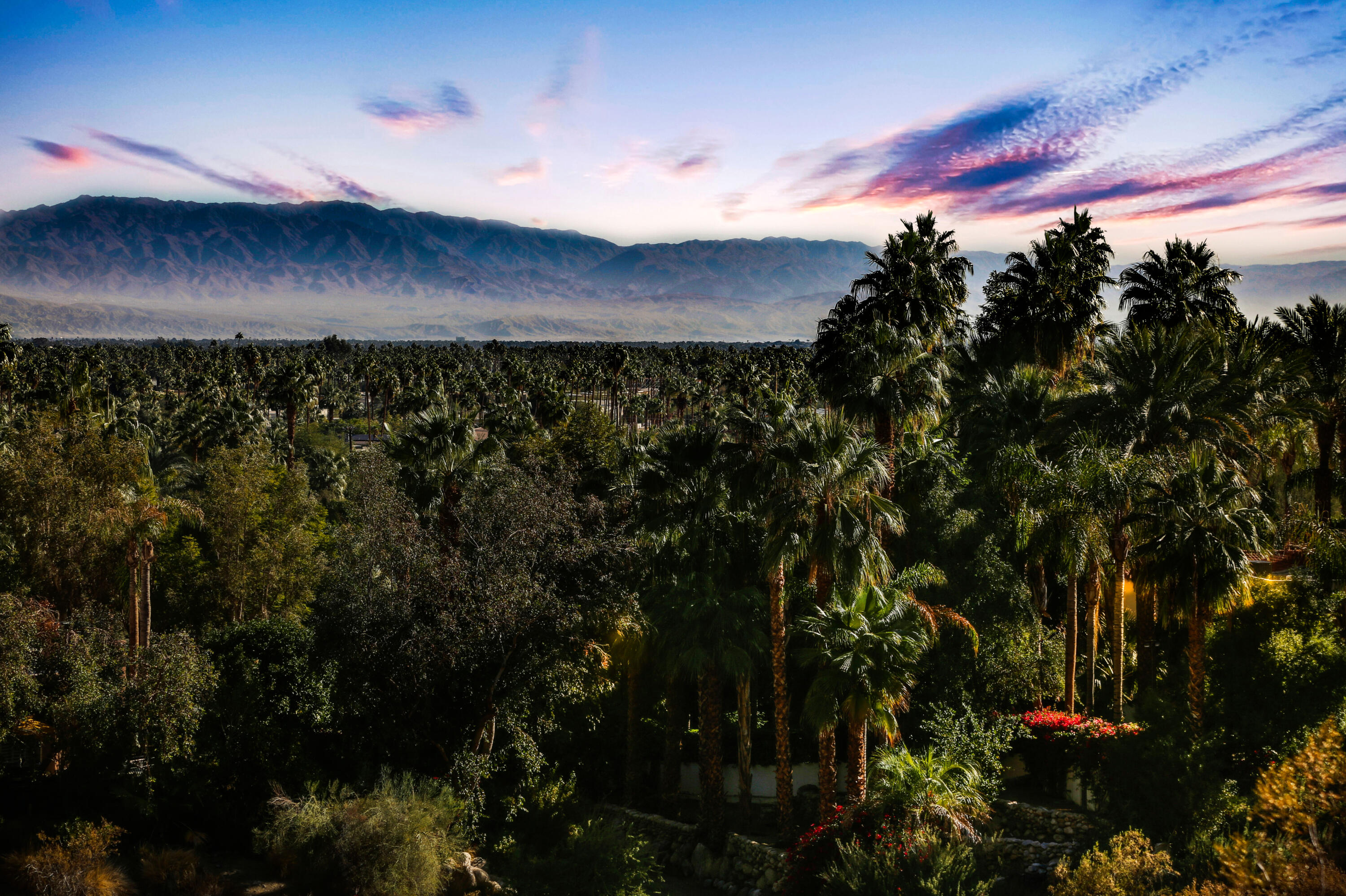 1716 Ridge Road Palm Springs, CA 92264 - Photo 28 of 37 a view of a sunset