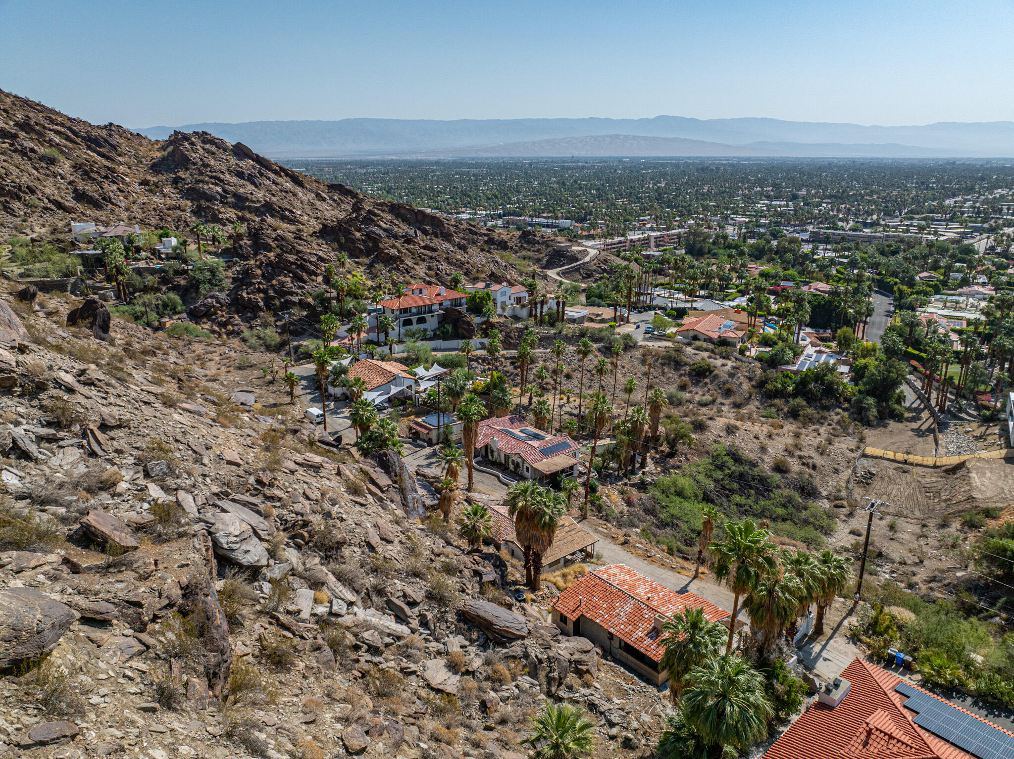 1716 Ridge Road Palm Springs, CA 92264 - Photo 10 of 37 an aerial view of multiple house