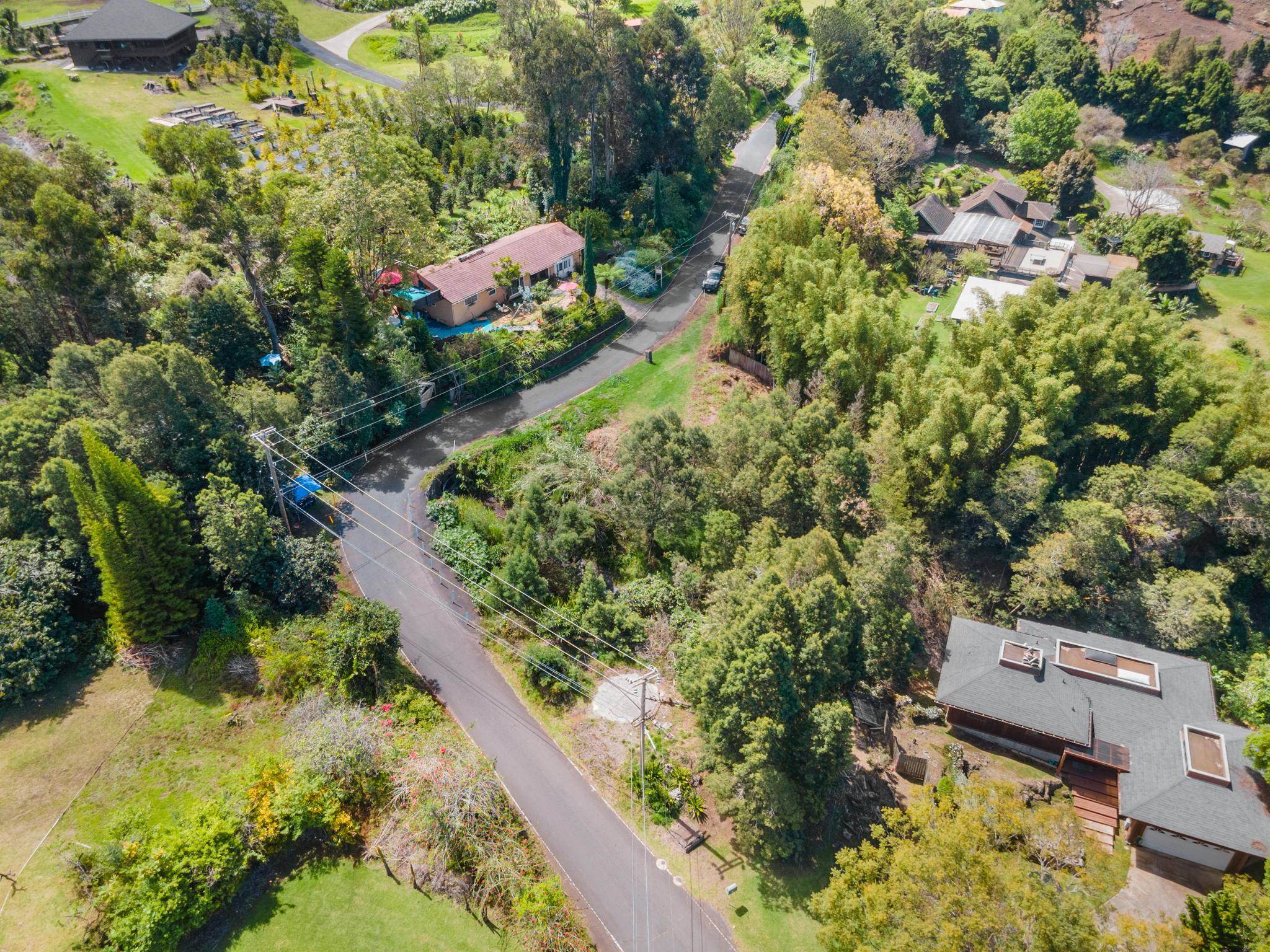 0 Polipoli Road Kula, HI 96790 - Photo 4 of 23 an aerial view of residential house with outdoor space and trees all around