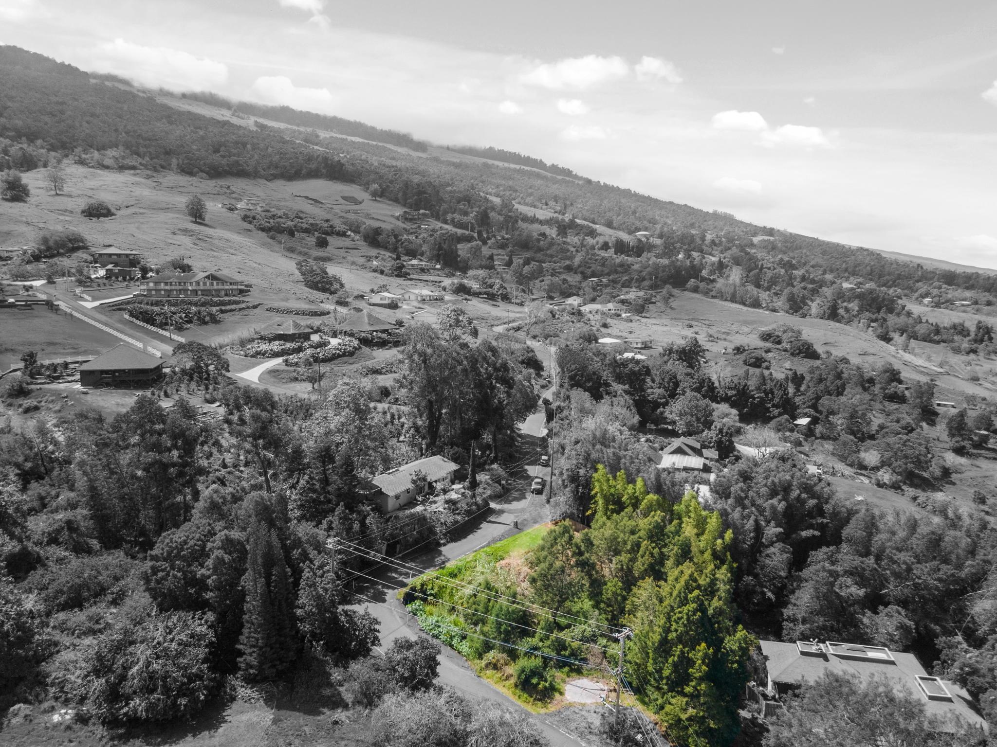 0 Polipoli Road Kula, HI 96790 - Photo 7 of 23 a view of a mountain in the distance in a field