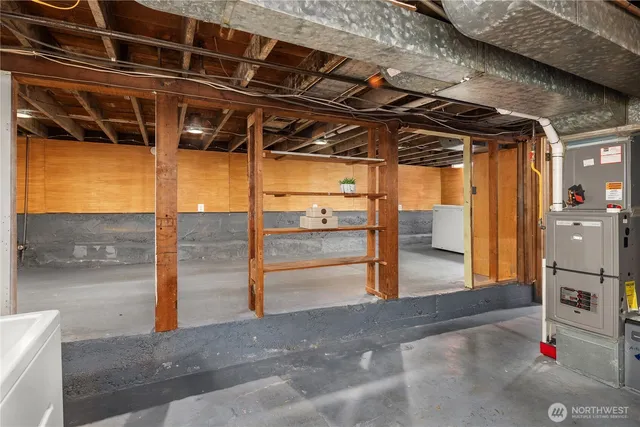 a view of storage and utility room