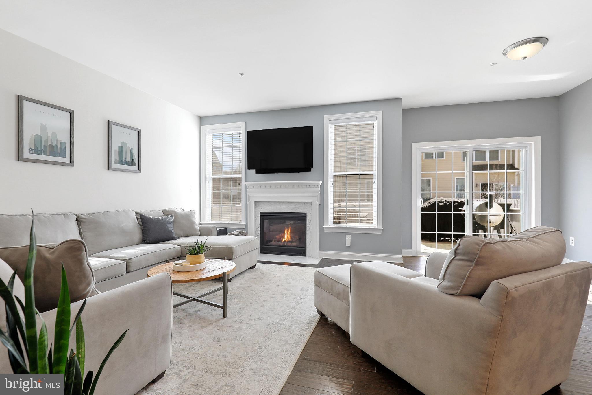 2604 Maple Rock Road Hanover, MD 21076 - Photo 19 of 57 Living room with gas fireplace