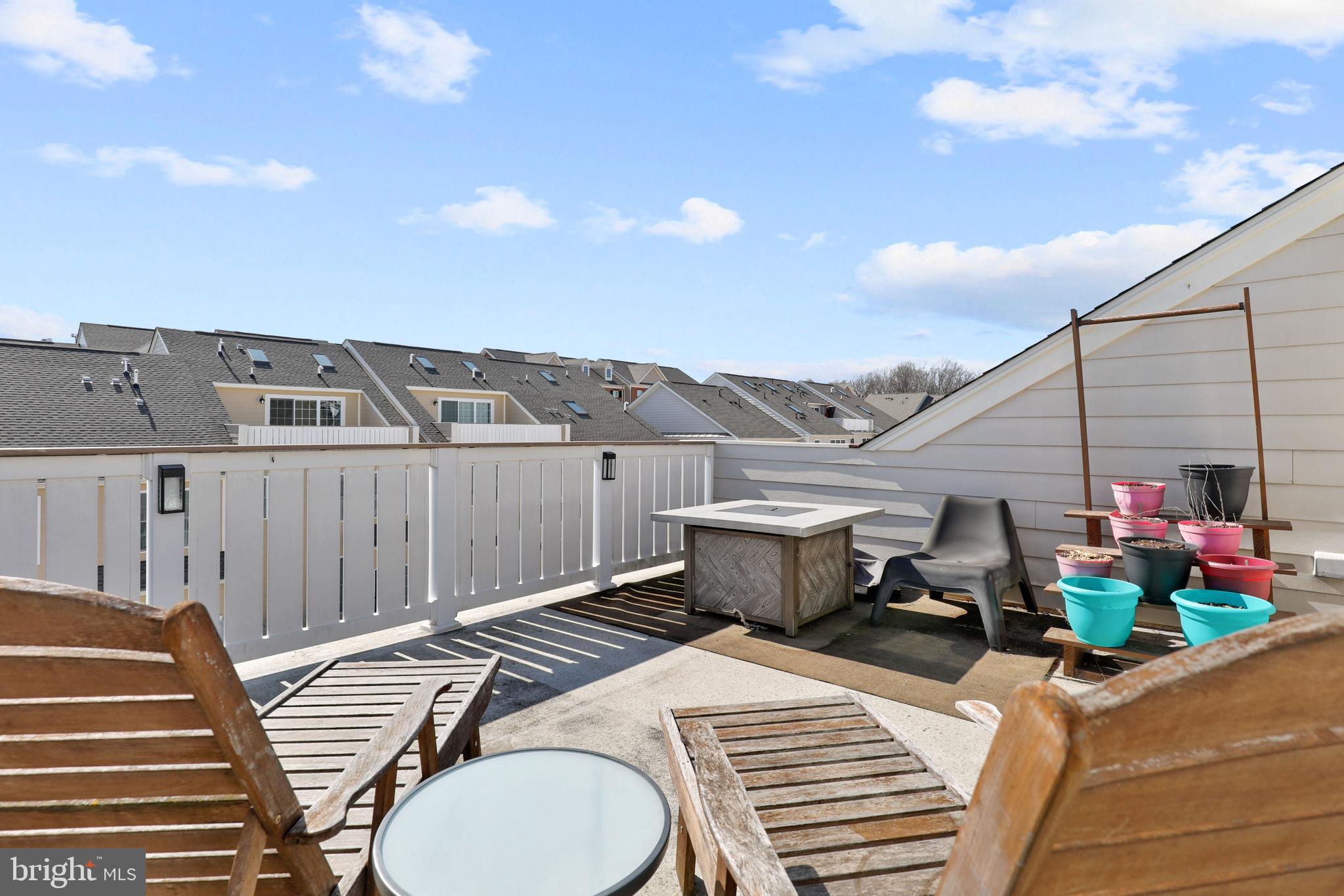 2604 Maple Rock Road Hanover, MD 21076 - Photo 47 of 57 Enjoy a fire pit, night skies on your rooftop deck