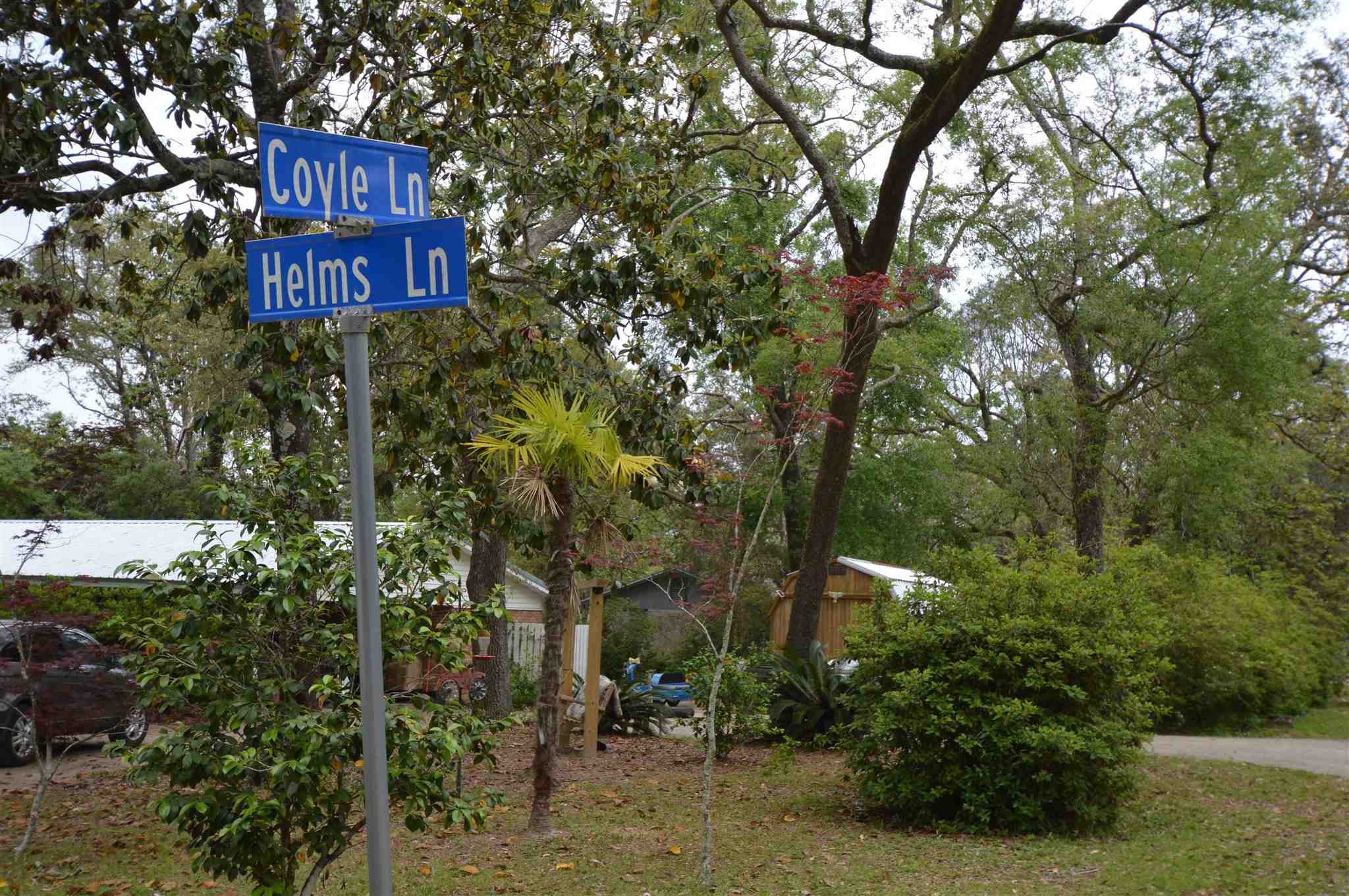 0 Coyle Lane Lillian, AL 36549 - Photo 3 of 5 Stay to the Right at Sign