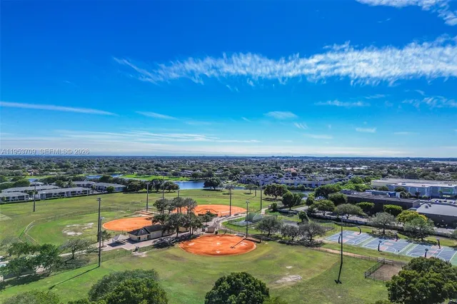 a view of a city with lots of buildings in the background