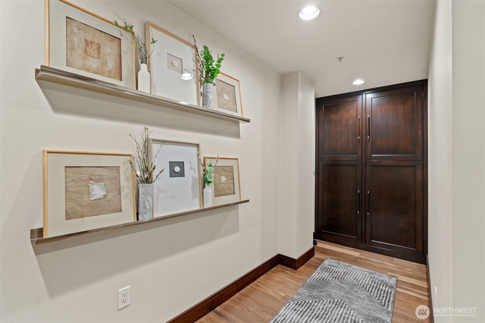 10616 Northeast 9th Place, Unit TH4 Bellevue, WA 98004 - Photo 27 of 39 view of an entryway with wooden floor