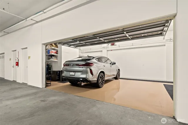 a view of car garage