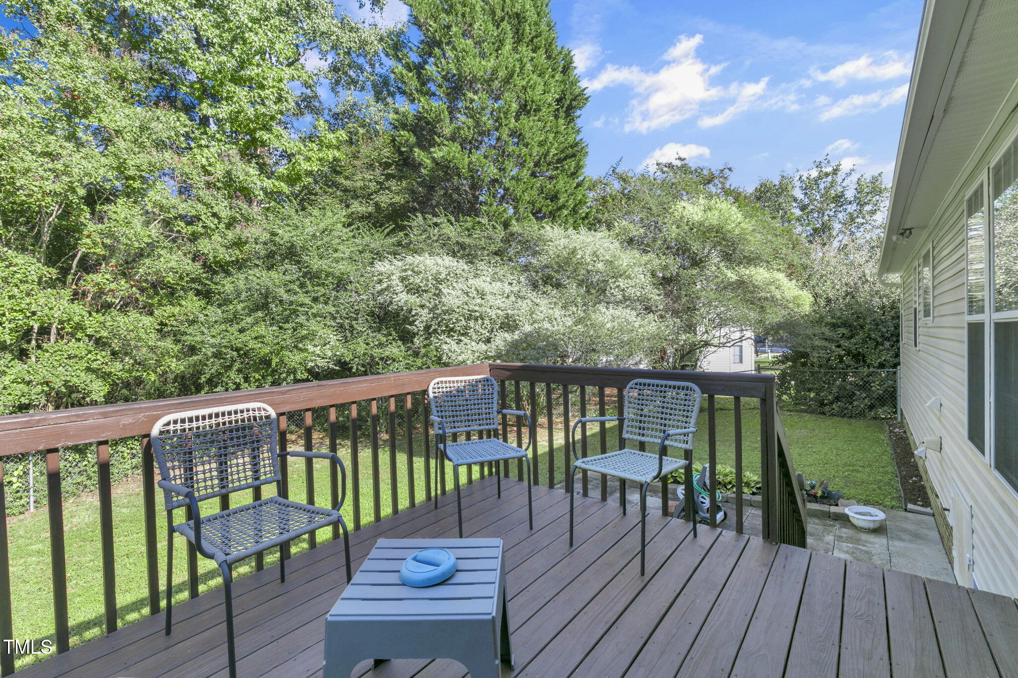 4317 Snow Goose Court Raleigh, NC 27616 - Photo 41 of 43 a view of a two chairs on the roof deck