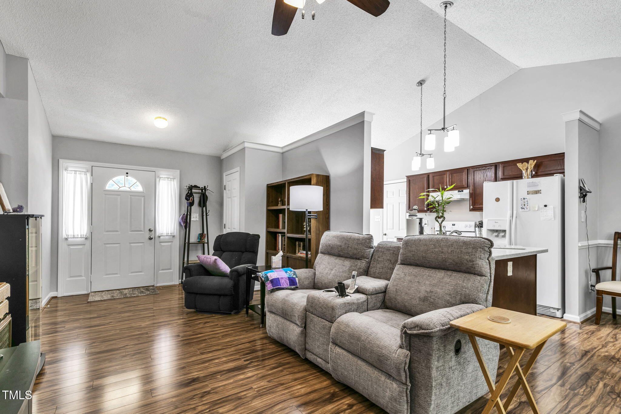 4317 Snow Goose Court Raleigh, NC 27616 - Photo 5 of 43 a living room with furniture and a wooden floor