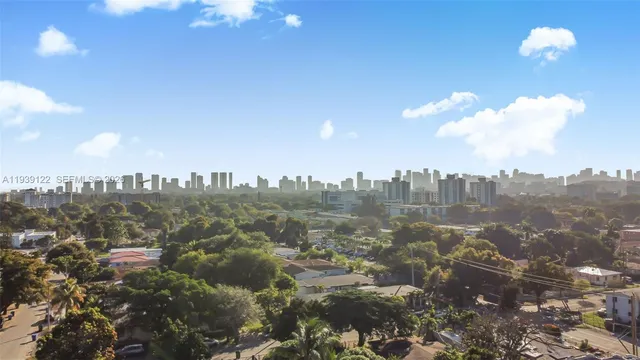 an aerial view of city