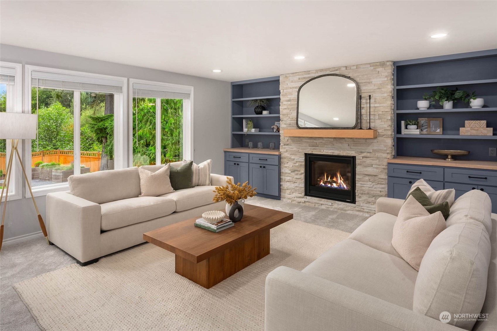 18604 29th Avenue Southeast Bothell, WA 98012 - Photo 4 of 40 a living room with furniture fireplace and window