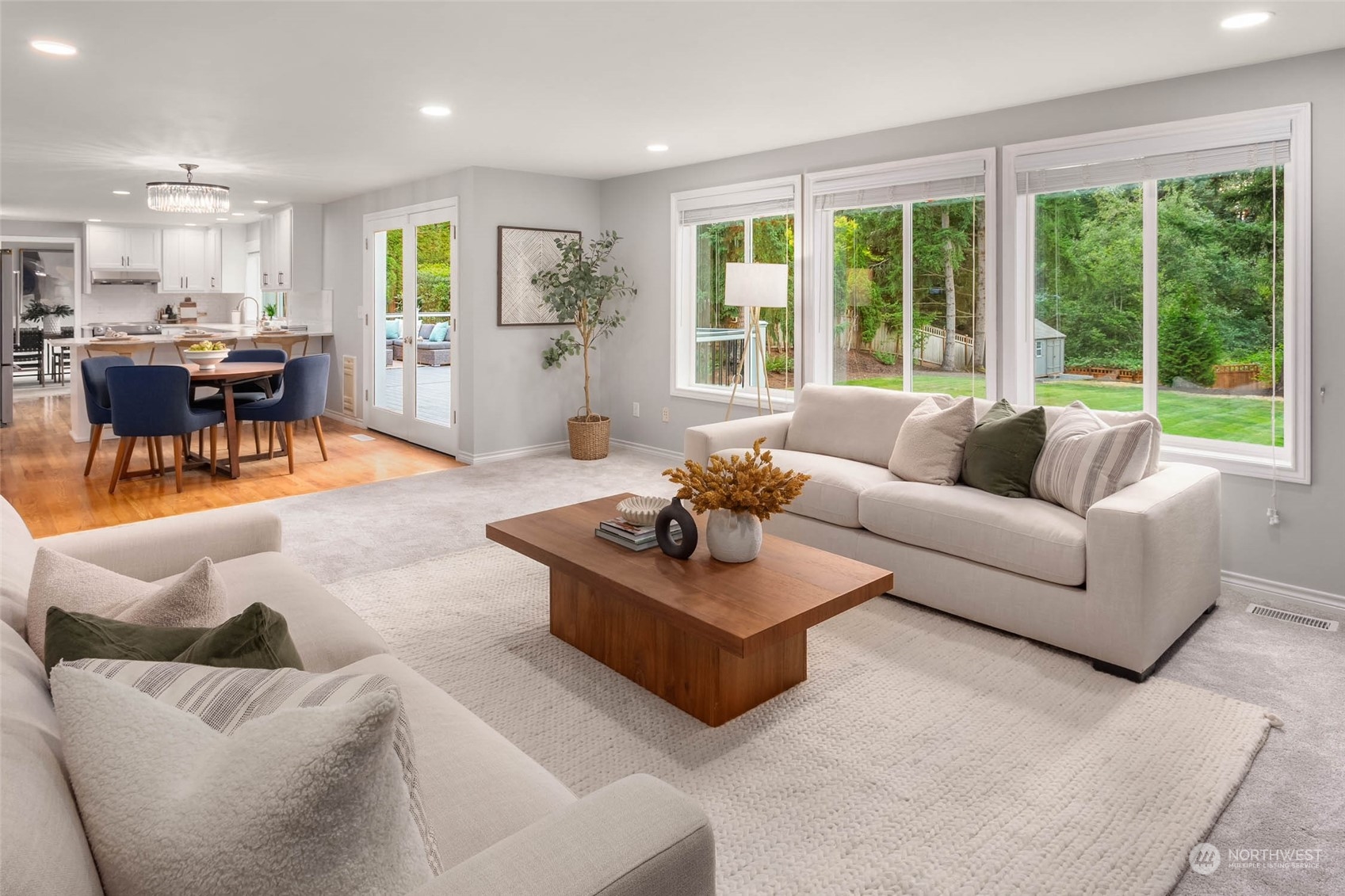 18604 29th Avenue Southeast Bothell, WA 98012 - Photo 7 of 40 a living room with furniture and a large window