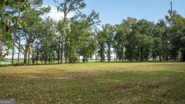 a front view of a building with street view