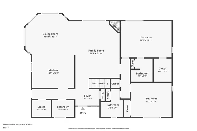 $620,000 | 8687 North Division Avenue, Sparta, MI 49345