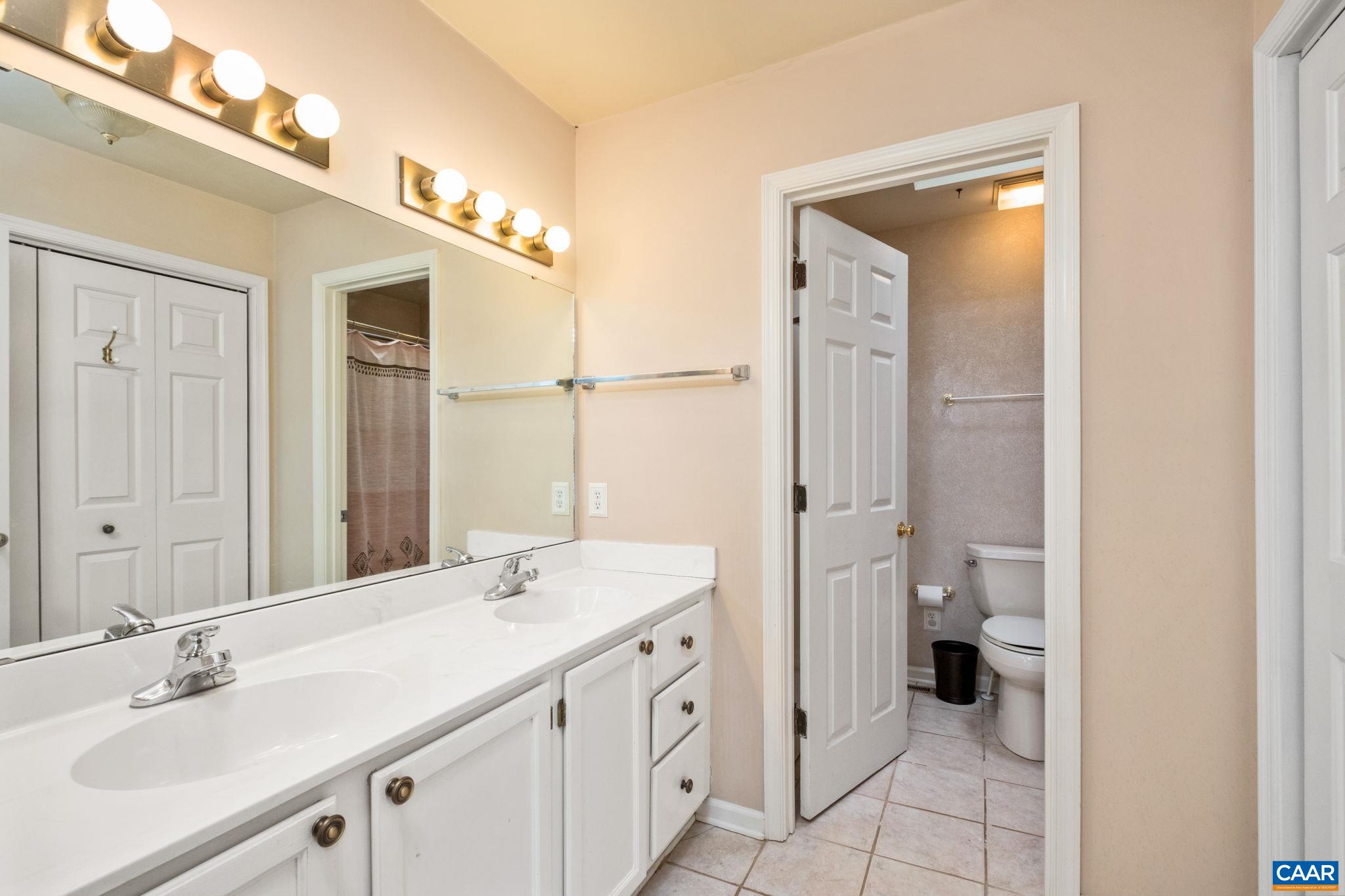 1143 Raintree Drive Charlottesville, VA 22901 - Photo 20 of 49 a spacious bathroom with a granite countertop sink toilet and shower