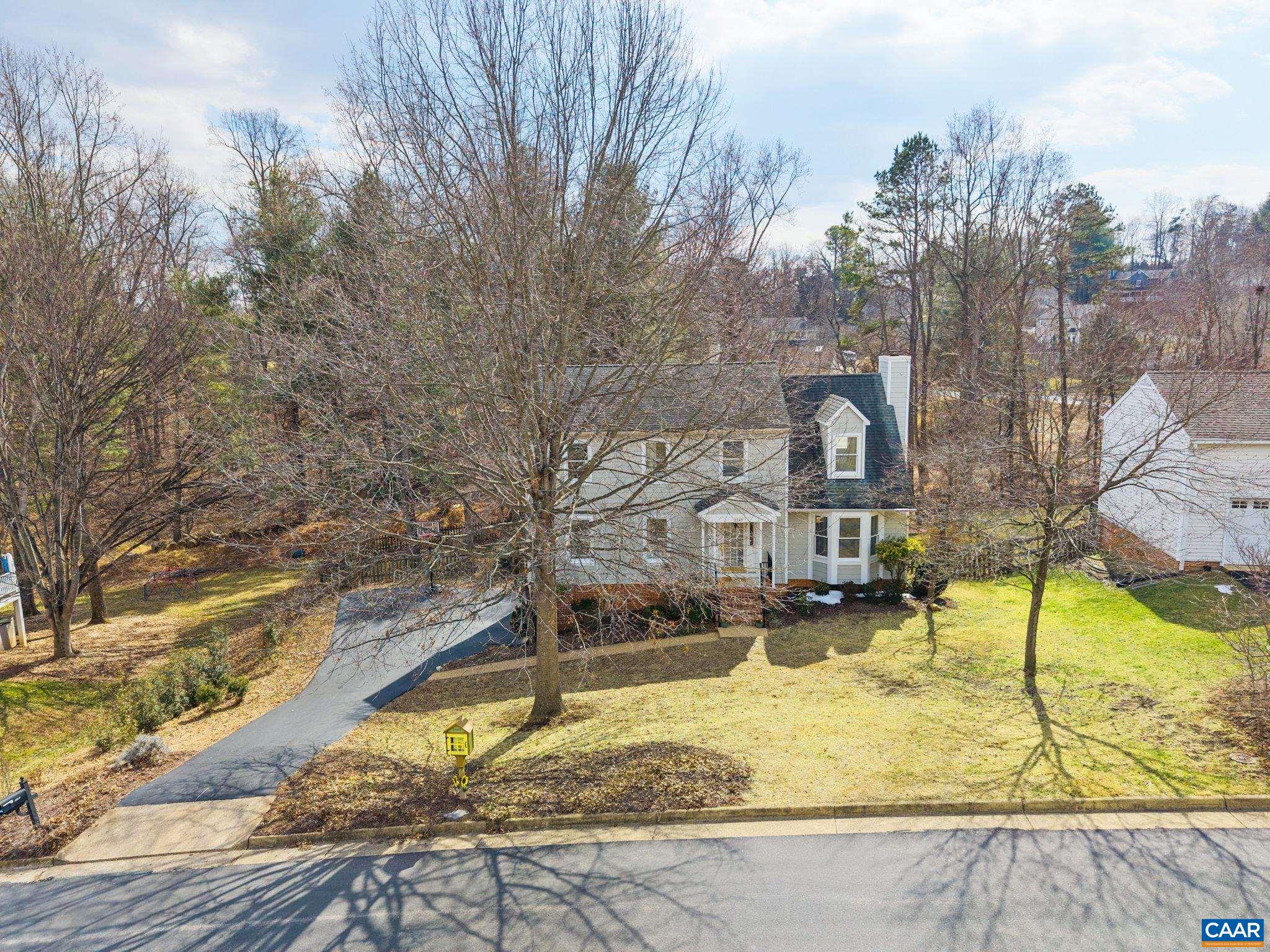 1143 Raintree Drive Charlottesville, VA 22901 - Photo 46 of 49 a view of a house with snow on the background