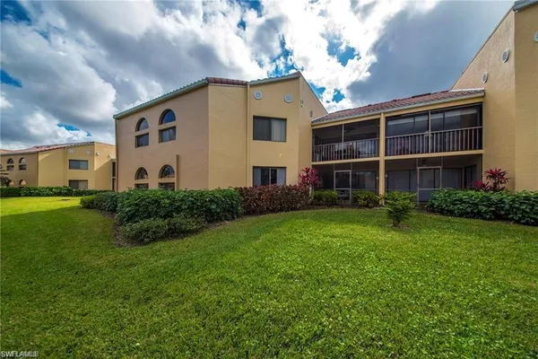 a house view with a garden space