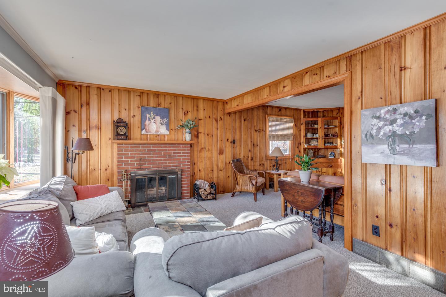 7 Forest Avenue Medford, NJ 08055 - Photo 6 of 43 a living room with furniture and a fireplace