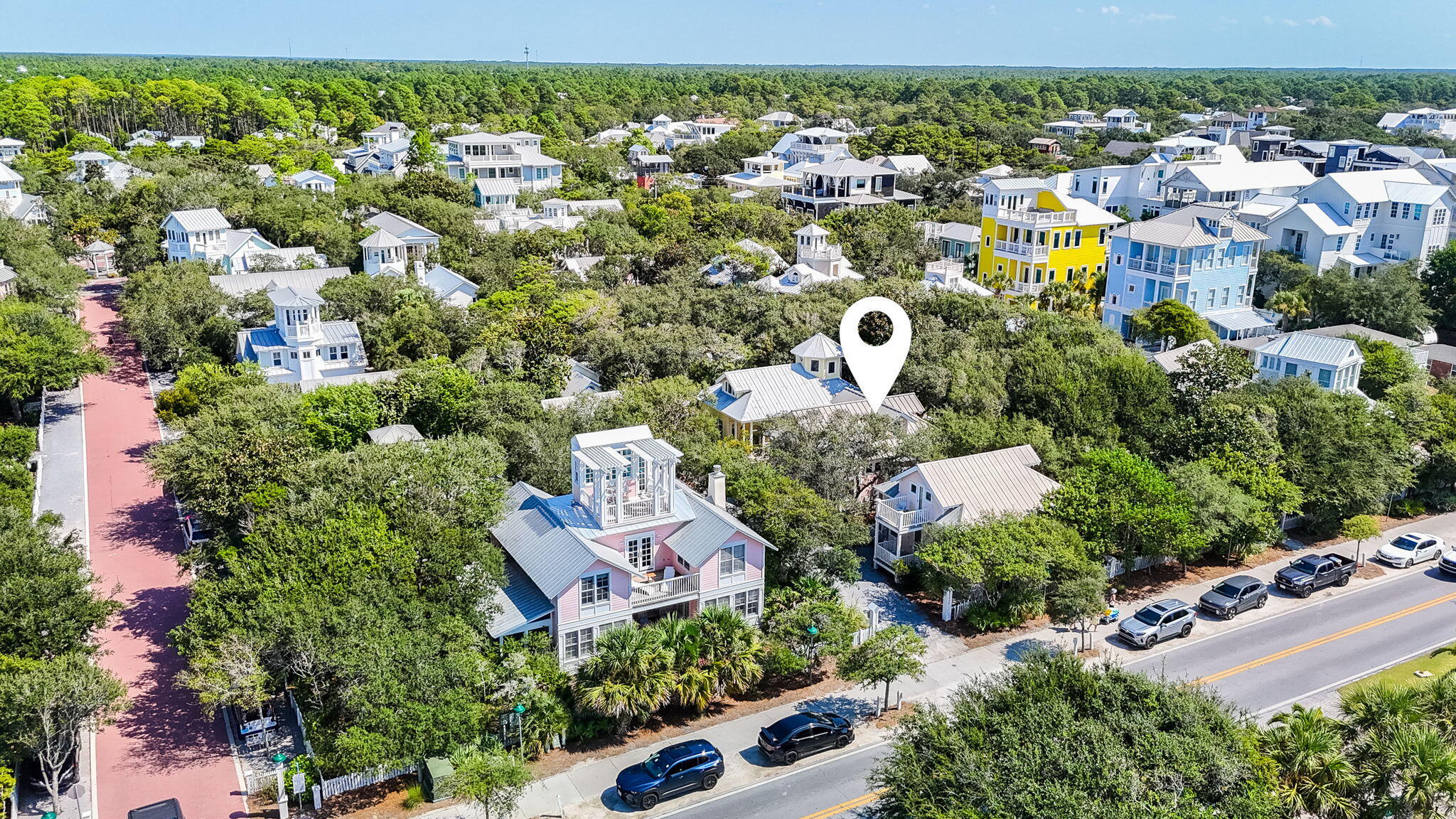 29 Rosewalk Alley Santa Rosa Beach, FL 32459 - Photo 24 of 26 an aerial view of residential houses with outdoor space