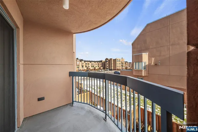 a view of balcony with city view