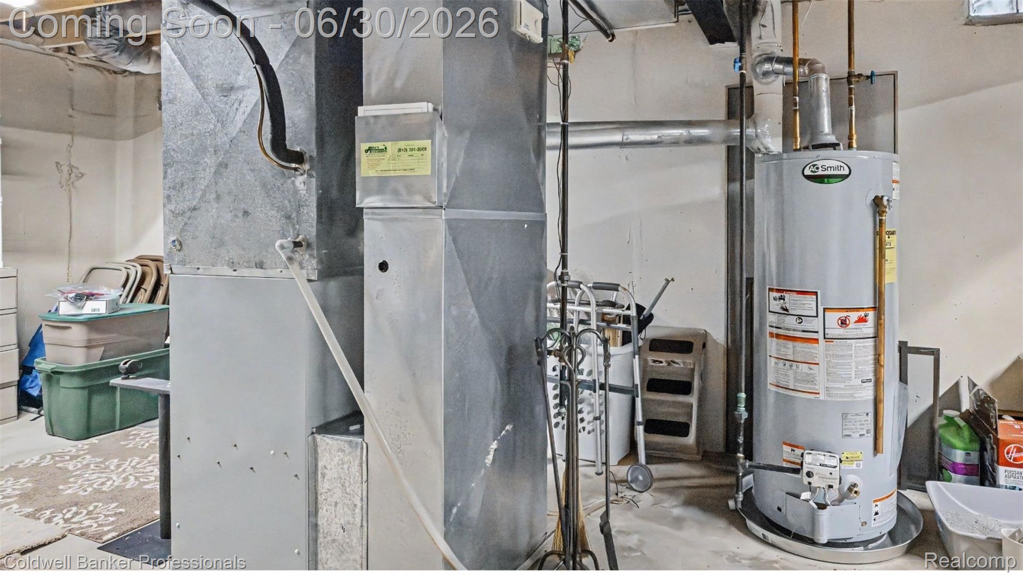1085 Bloomview Circle Rochester, MI 48307 - Photo 51 of 67 Utility area featuring a water heater and furnace system
