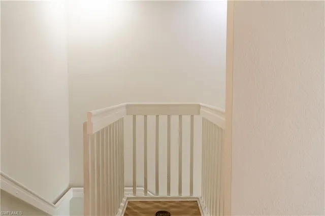 a view of wooden door