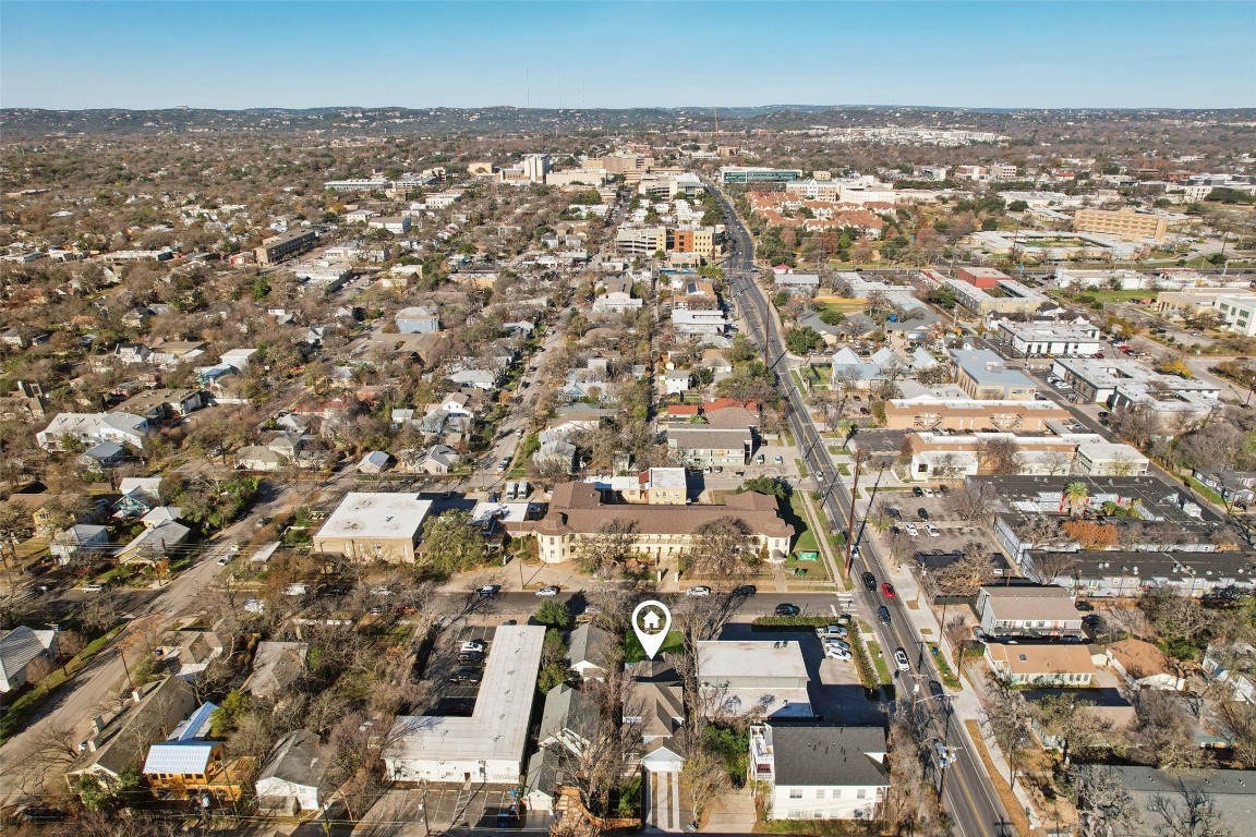3711 Cedar Street Austin, TX 78705 - Photo 34 of 40 an aerial view of a city